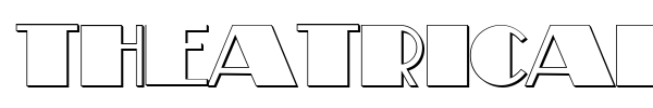 Theatrical font preview